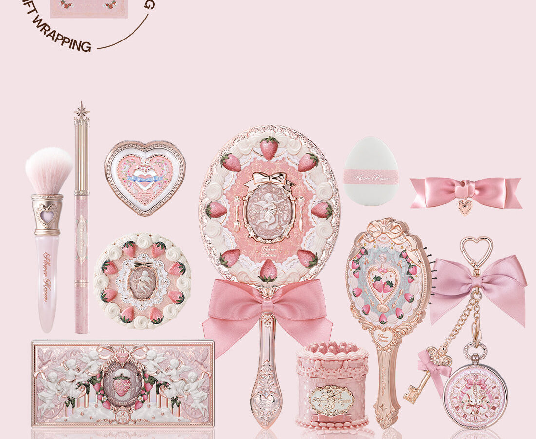 Flower Knows Makeup Collections Eyeshadow Palettes, Lip Products, and Blush in Dreamy Packaging