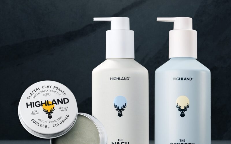 Natural Hair Styling Products Highland’s Glacial Clay Pomade and Glacial Cream Range
